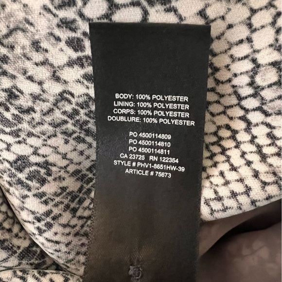 ARITZIA BABATON Hamptons Mini Dress Snake Print Size 6 - Picture 8 of 13